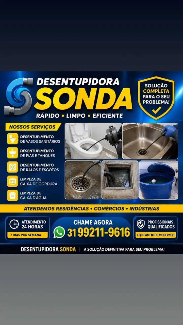 Desentupidora em geral 