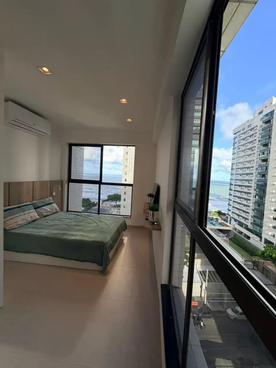 STUDIO COM VISTA MAR E PORTEIRA FECHADA 50 MTS DA PRAIA - Foto 3