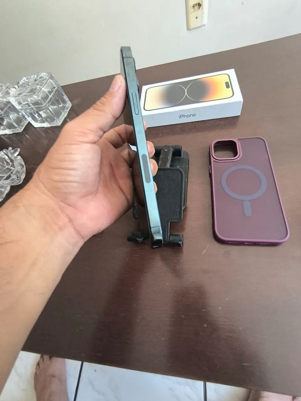 iPhone 12 Pro Max 512GB impecável + acessórios - Troco  - Foto 4