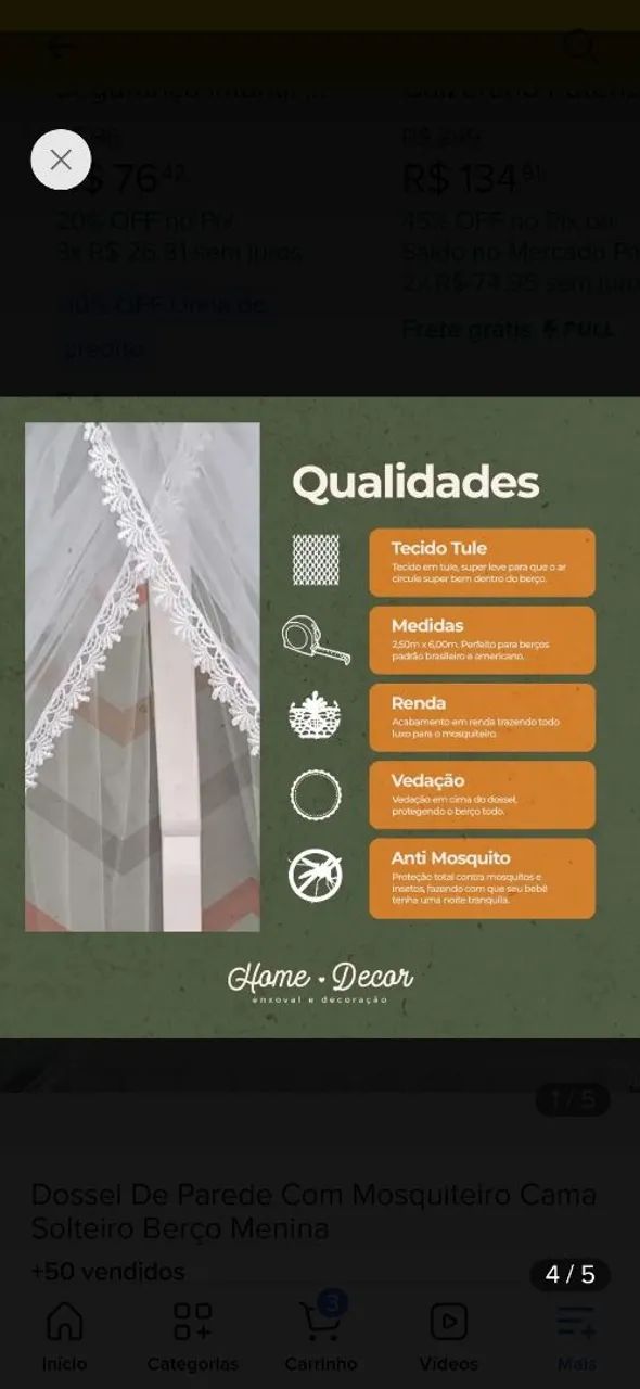 Do céu com mosquiteiro - Foto 2