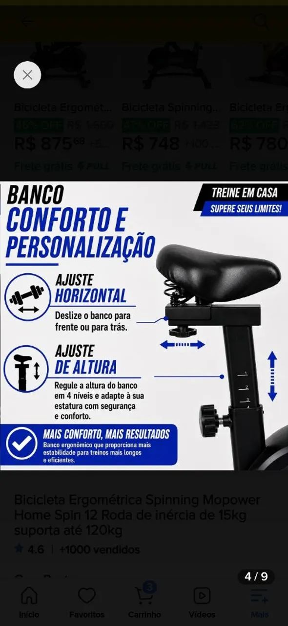 Bicicleta ergometrica - Foto 3