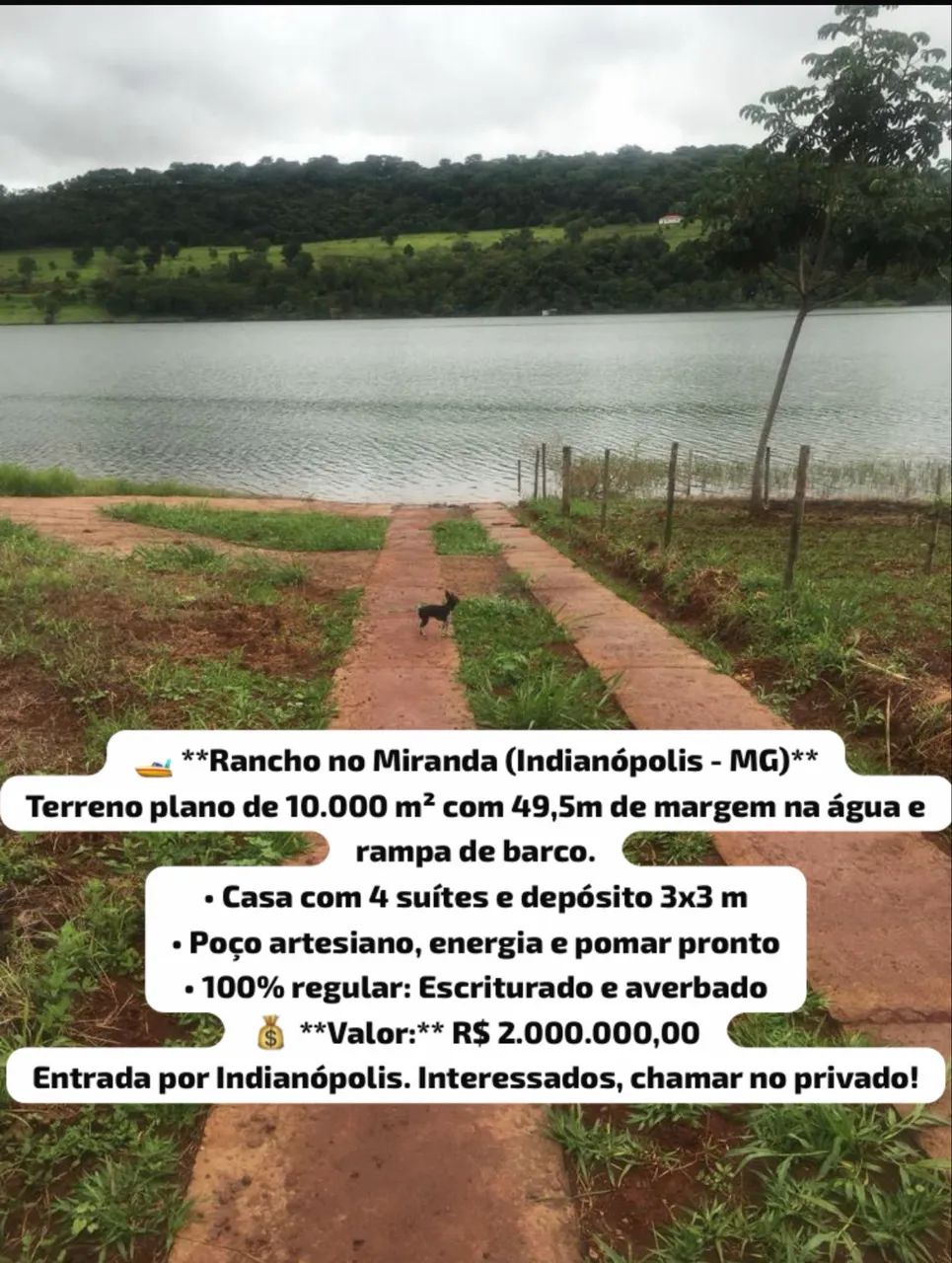 Rancho represa Indianópolis Miranda  - Foto 2