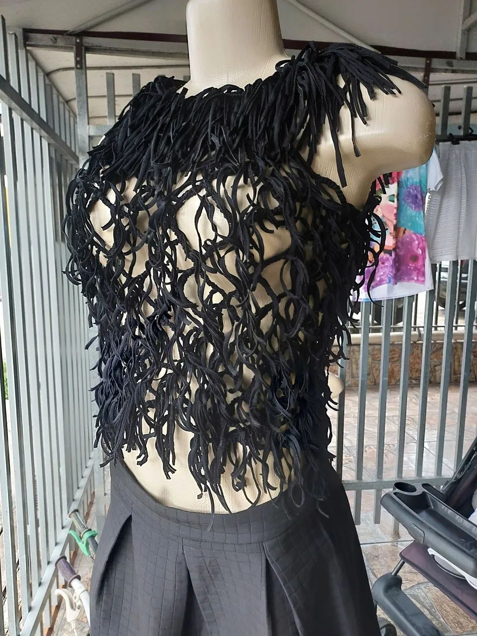 Blusa fashion macrame elástico  - Foto 4