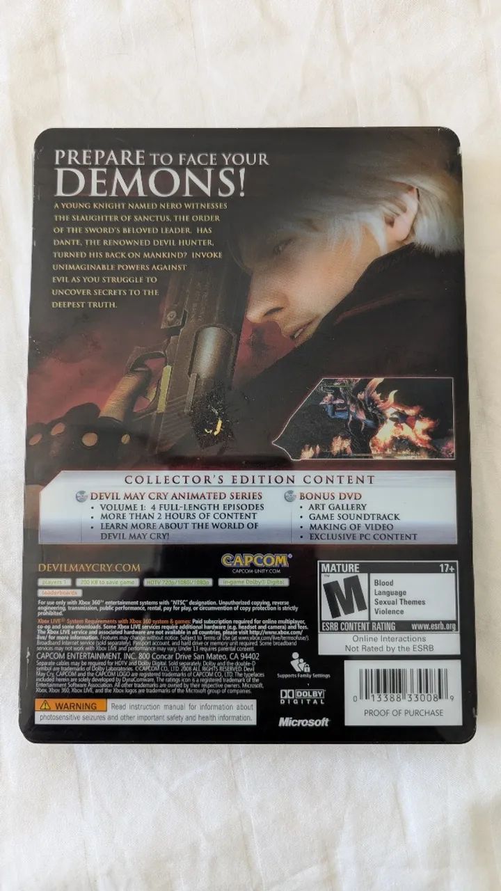 Devil May Cry 4 Collectors Edition - Xbox 360 - Foto 2