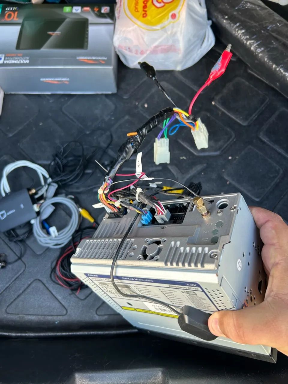 Vendo multimídia Aikon 7 polegadas com módulo de tv e câmera de ré original  - Foto 5