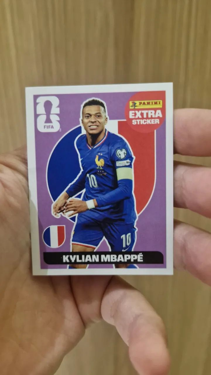 Figurinha do mbappé bordo