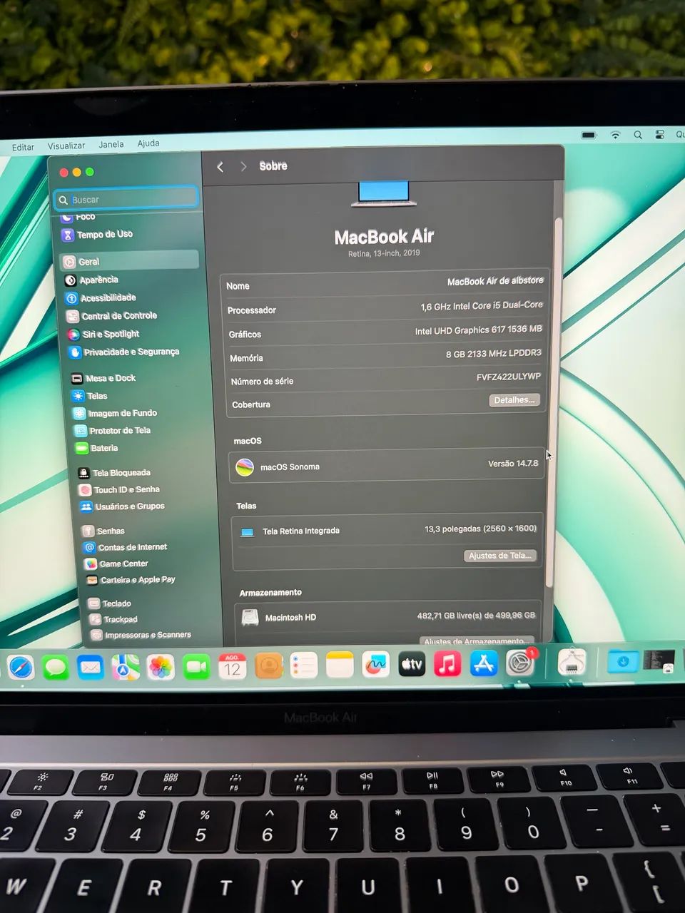 MACBOOK AIR 2019 512/8GB COM GARANTIA - Foto 4