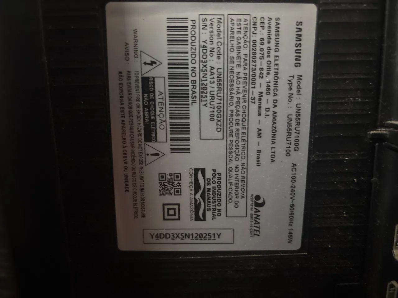 Vendo televisão Samsung 55 polegadas  - Foto 4