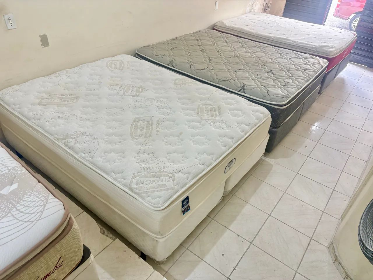 Cama box de casal Queen , cama Queen 