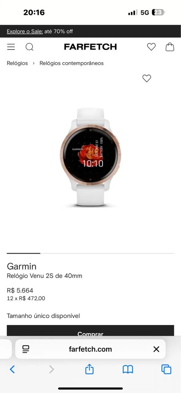 Relógio garmin  - Foto 2