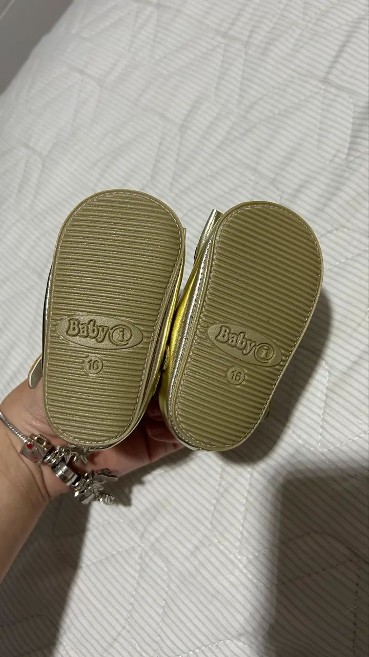 Sapatinhos de Bebê Menina | Kit com 3 pares  - Foto 4