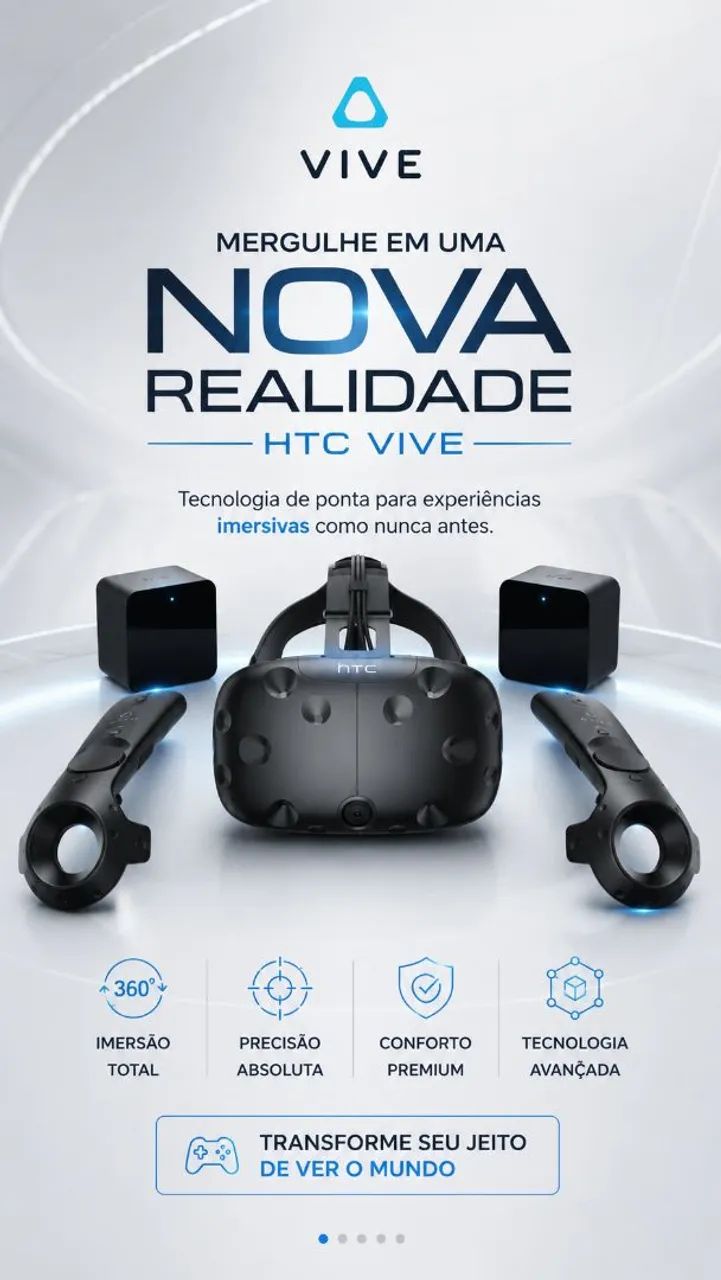 Óculos de Realidade Virtual HTC VIVE  - Foto 2