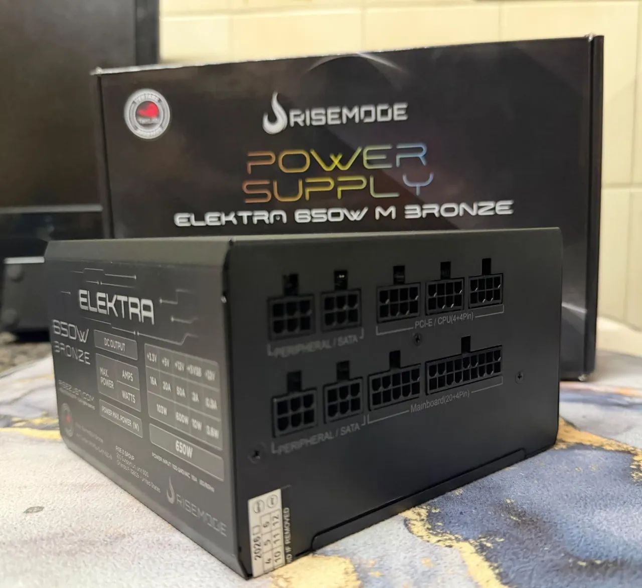 Fonte rise mode modular 650w 80plus - Foto 3