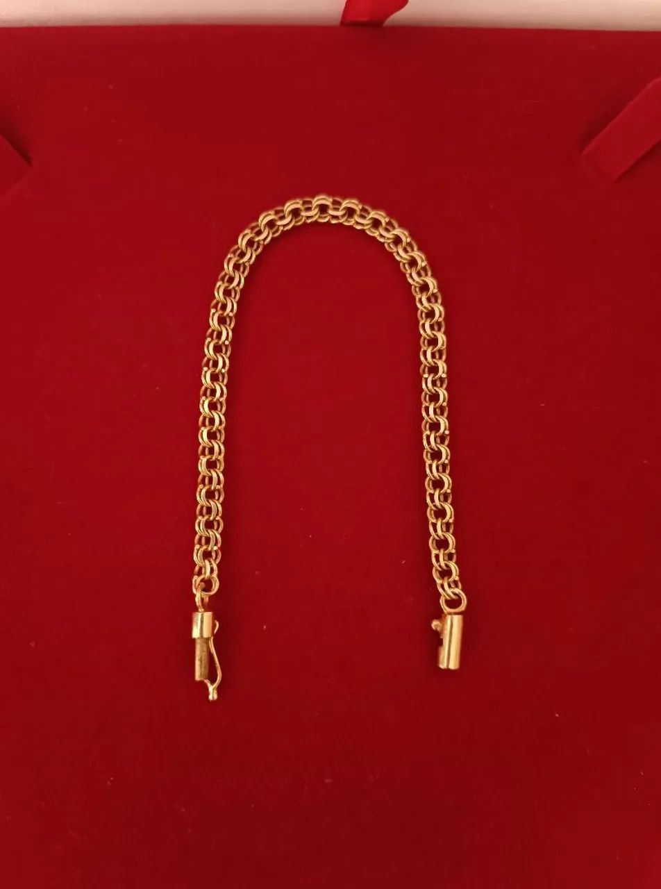 Pulseira de ouro 18k 
