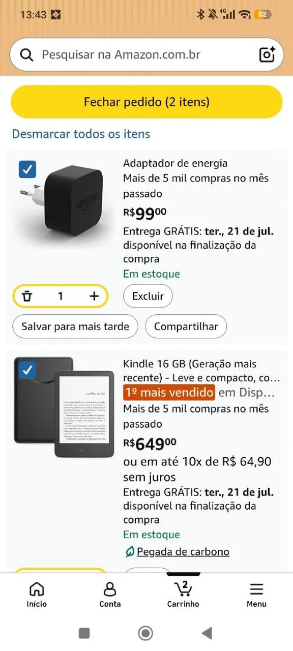 Kindle 11ª geração 16gb  - Foto 5