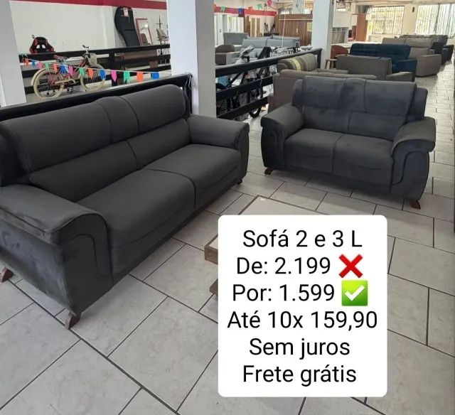 Sofá 2 e 3 Lugares
