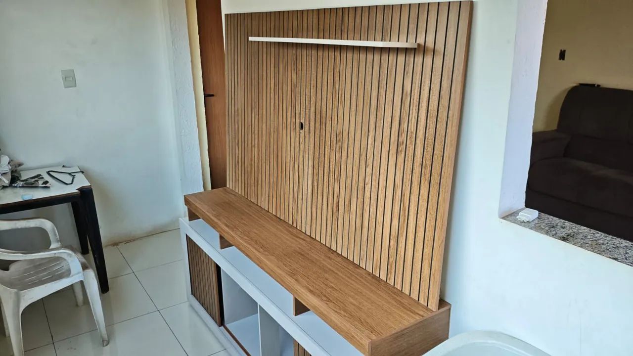 Rack com painel de TV de 50" polegadas