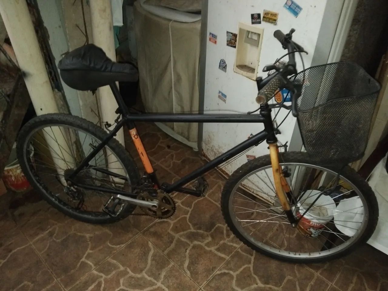 Bicicleta aro 26 antiga boa - Foto 5