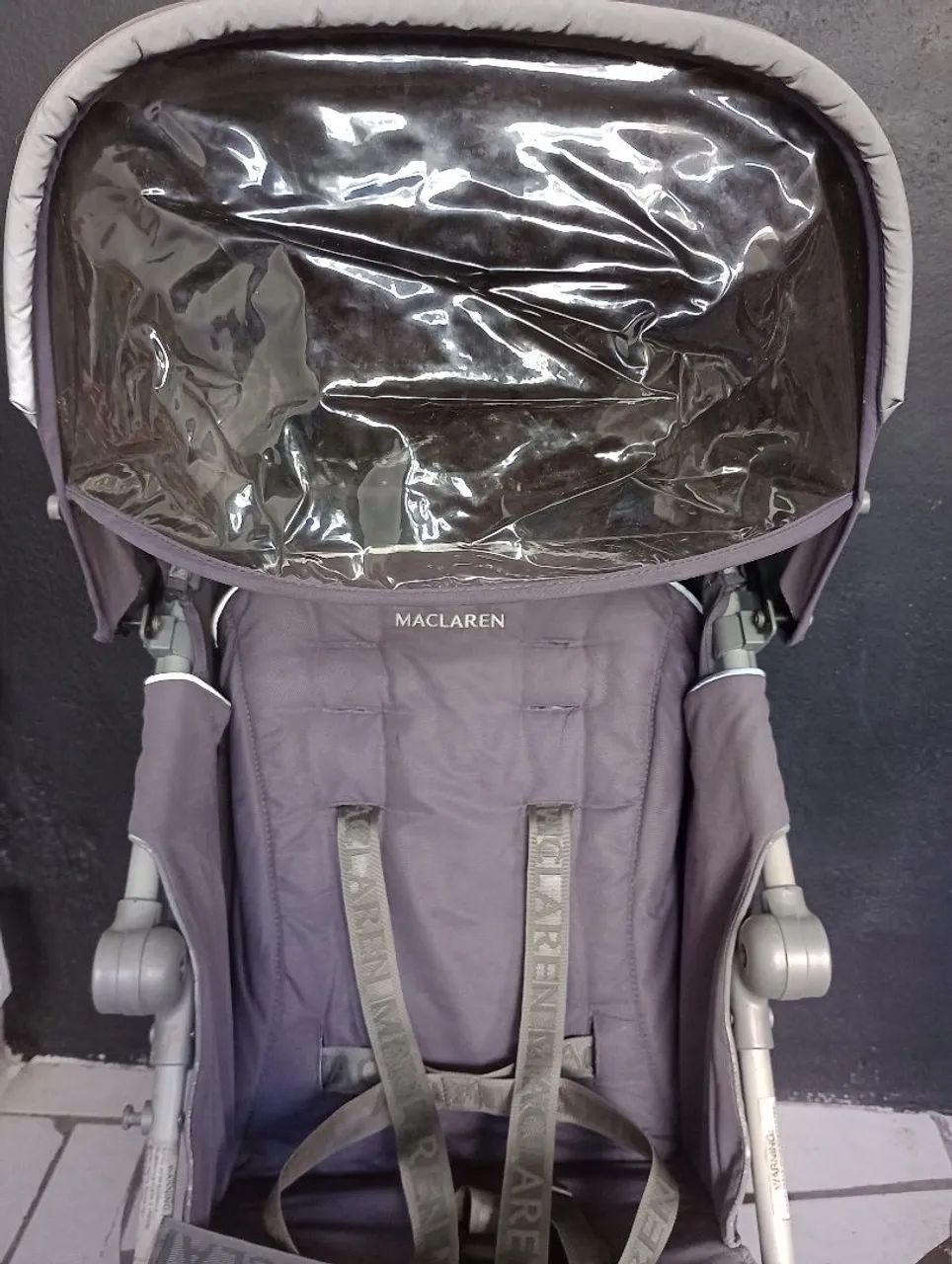 Carrinho de Bebê Maclaren Techno XT Cinza - Leve, Robusto e Completo (Com Capa de Chuva) - Foto 3