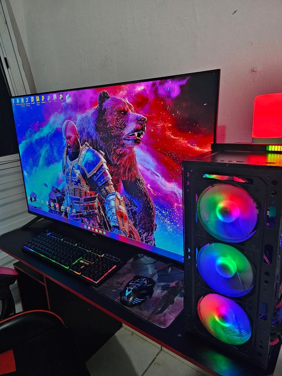 VENDO OU TROCO PC GAMER RYZEN 5 4600 