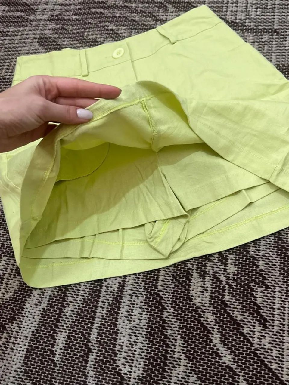 Short saía de linho  - Foto 3