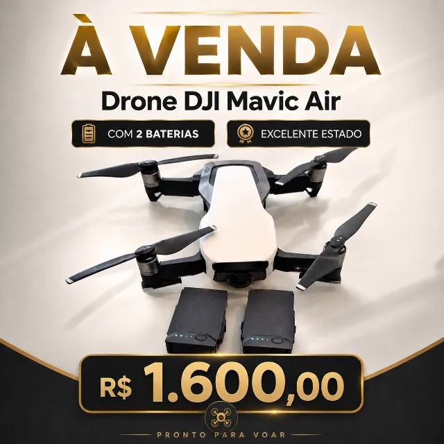 drone Dji Mavic Air I com 2 baterias