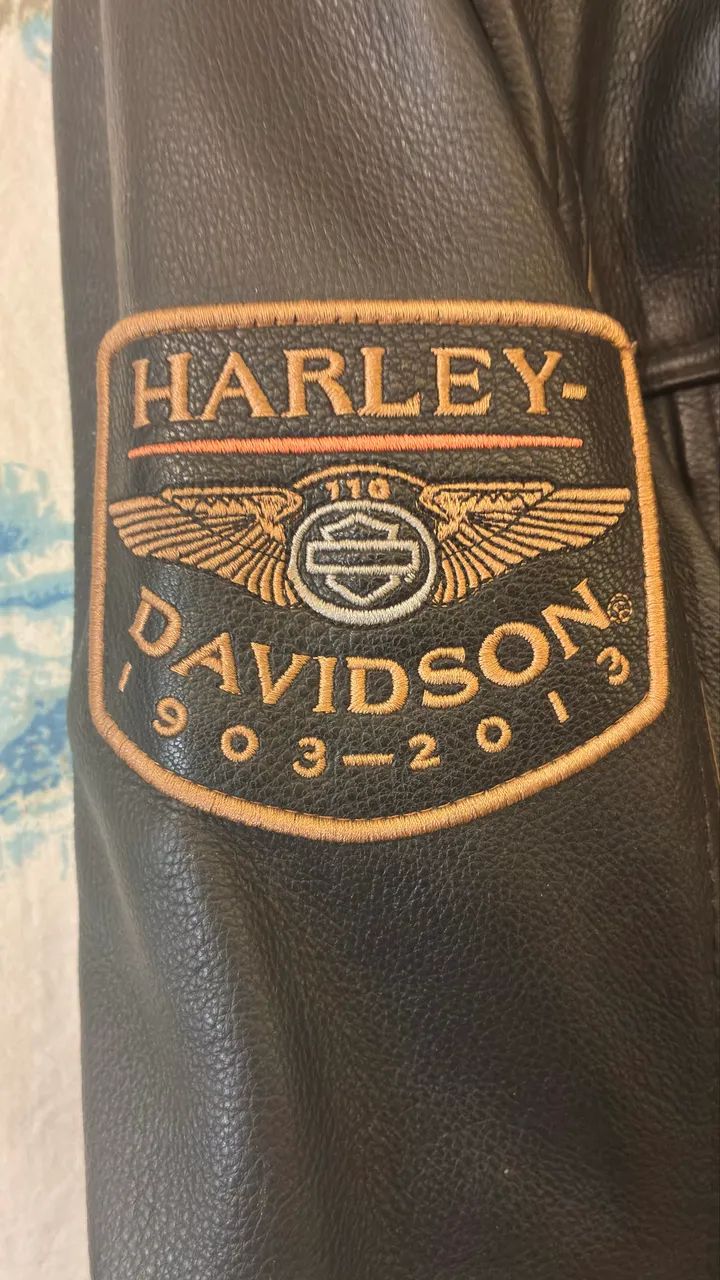 Jaqueta de Couro Legítimo Harley Davidson  - Foto 2