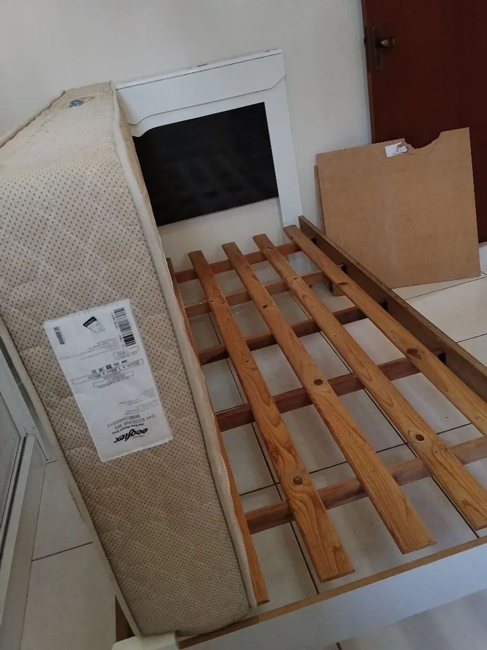 Cama + Colchão Ortopédico de Solteiro  - Foto 5