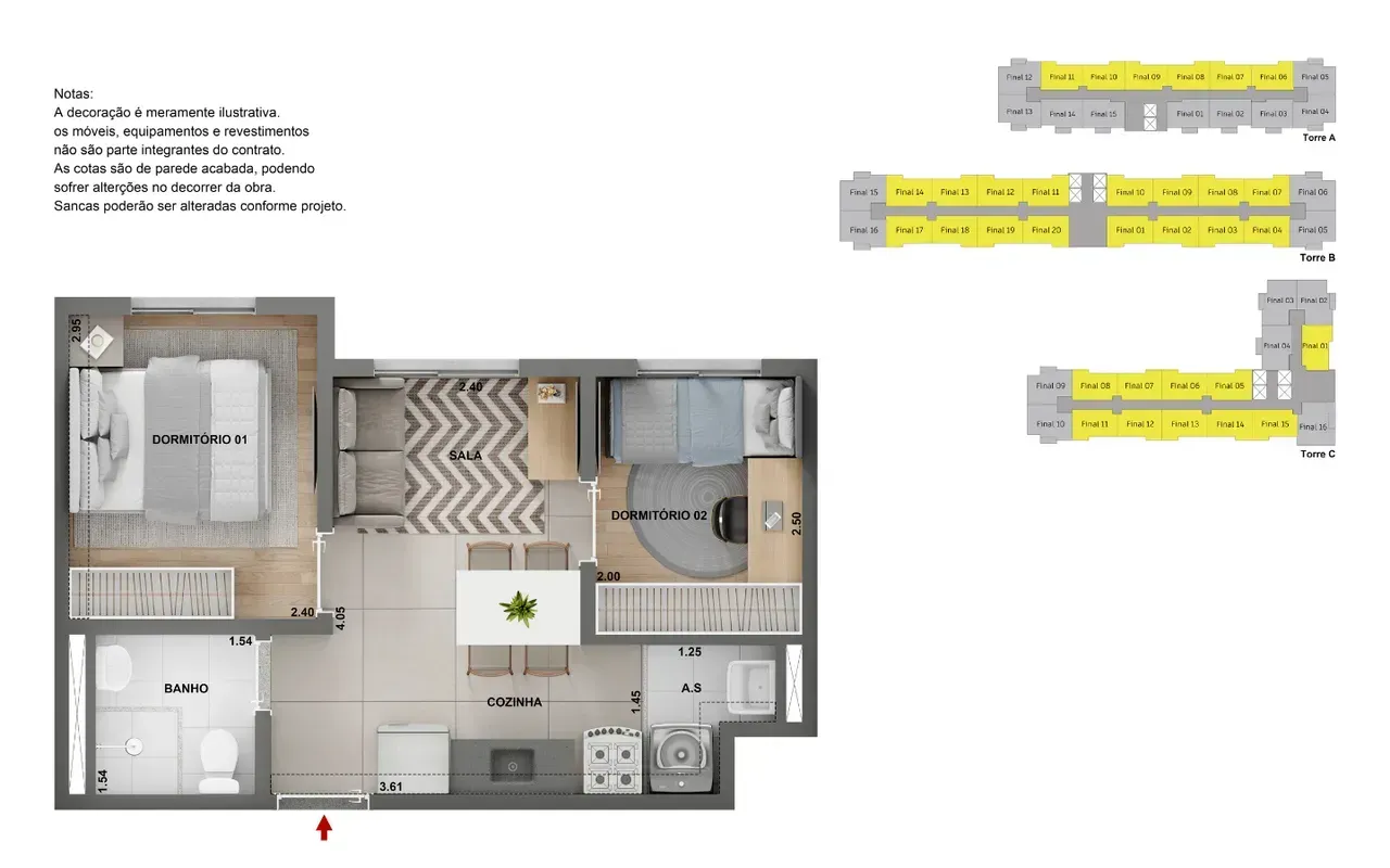 PLANTA 32m²
