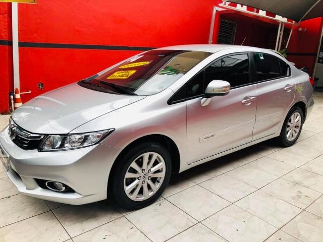 Honda Civic 2014 lxr automático + kit multimídia, carro impecável !!! - Foto 6