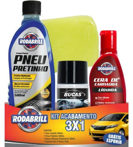 Kit Limpeza Automotiva Rodabrill