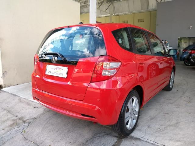 Honda 2014 Fit ex 1.5 Automatico Direcao Eletrica completo vermelho 2014 - Foto 4