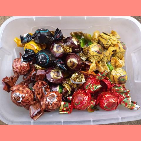 Trufas e pirulitos
