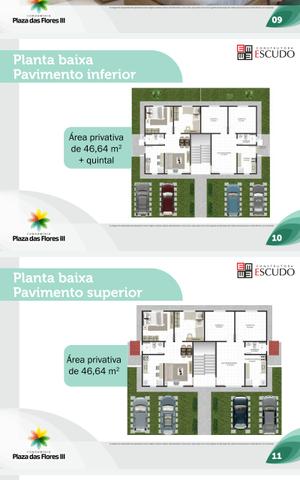 5- aptos com 2quartos e opção de quintal - Foto 2