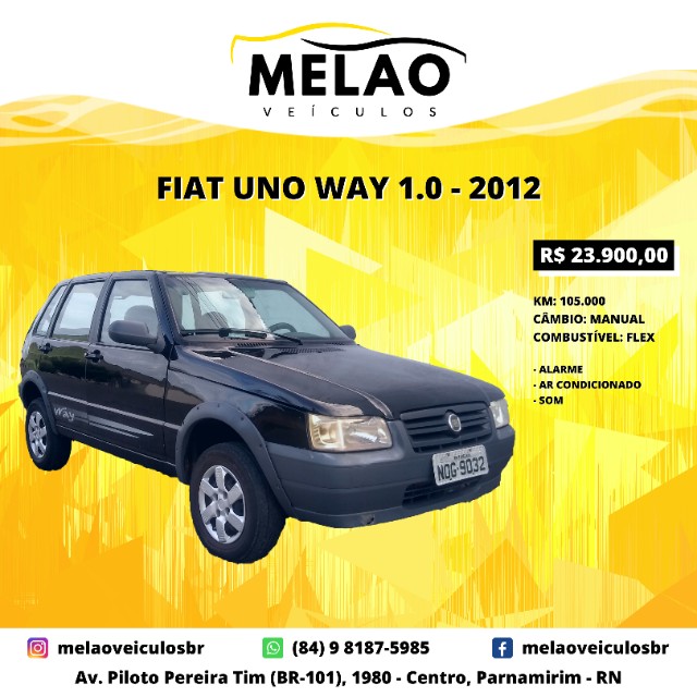 FIAT UNO WAY 1.0 2012