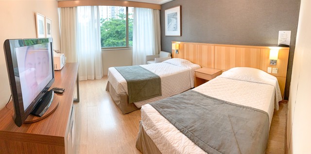 Suíte de luxo por temporada na Barra da Tijuca - Mediterrâneo Flat Barra - Foto 4
