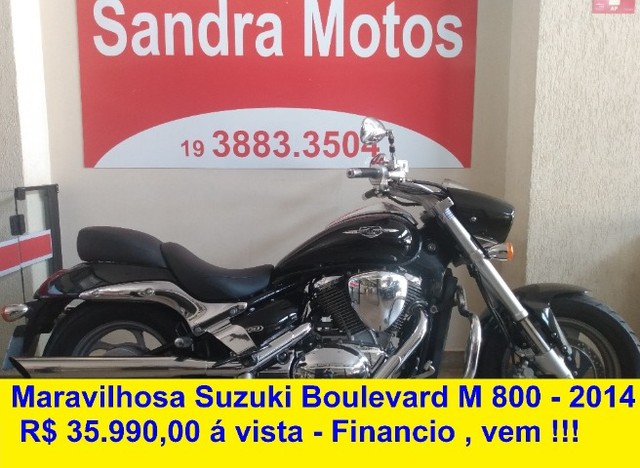 MARAVILHOSA SUZUKI BOULEVARD M800 2014 R$ 35.990,00 Á VISTA