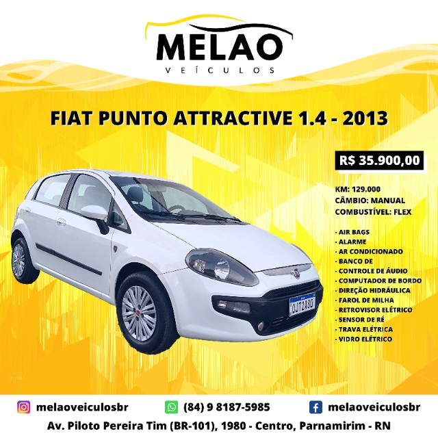 FIAT PUNTO ATTRACTIVE 1.4 2013