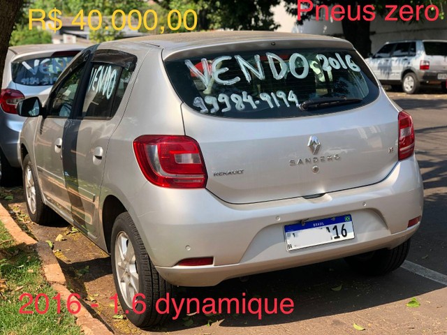 TOP DA CATEGORIA ECONOMICO SANDERO DYNAMIQUE 1.6 2016