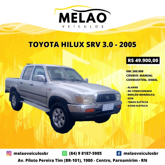 TOYOTA HILUX SRV 3.0 2005