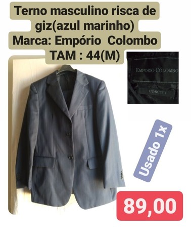 terno colombo masculino