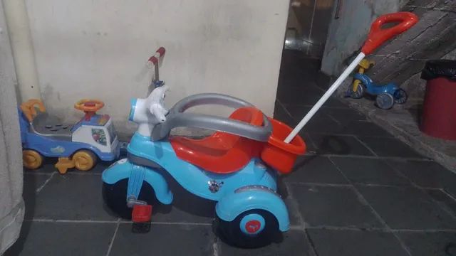 Motoca Infantil Clássica Azul com Pedal - CALESITA-993