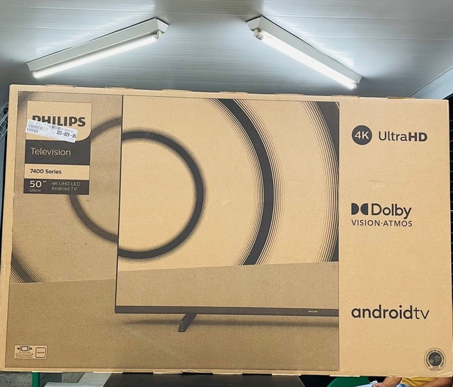 Smart tv 50? Philips nova - parcelo em até 36x - cubro ofertas 