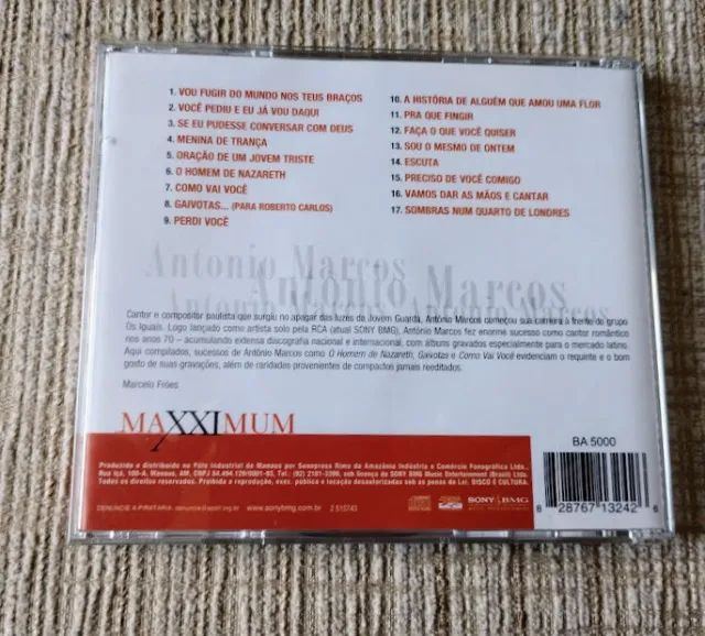 CD Antonio Marcos - Maxximum MPB Sony BMG 2005 - Foto 5