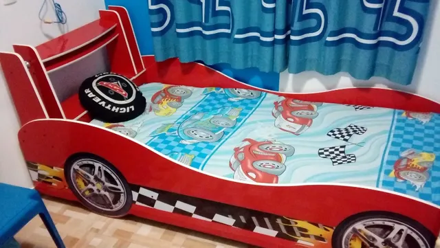 Cama Carro Menino Infantil Corrida Fórmula 1 Com Colchão em Promoção na  Americanas