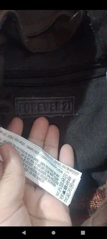Bolsa de tecido Forever 21 - Foto 4