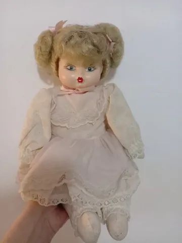 Boneca de Porcelana Loira Antiga
