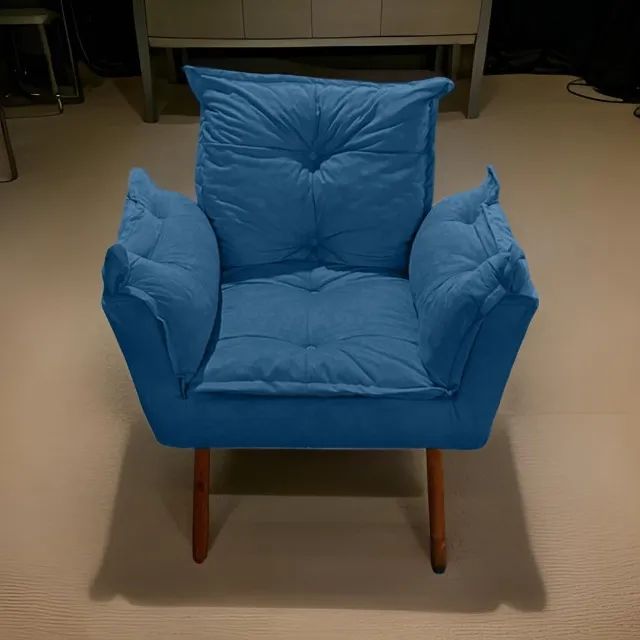 Poltrona Super Luxo - Na compra de duas unidades, ganhe um puff tripé!! - Foto 2