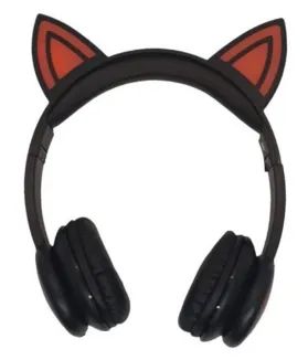 Fone de Ouvido Headphone Gatinho com Fio Led Se-6126 Com Microfone z393 - Foto 4