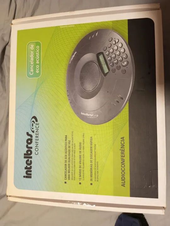 Audio Conferência Intelbras incompleto.